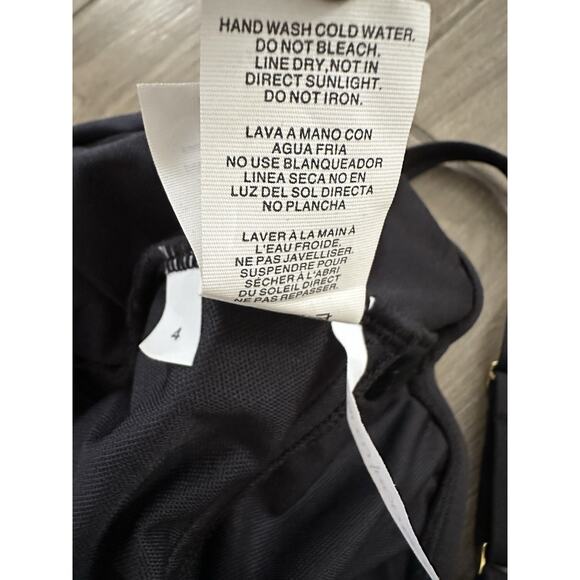 Bleu Rod Beattie Women Urban Goddess High Neck One-Piece Swimsuit Black Size 4 - Picture 9 of 10